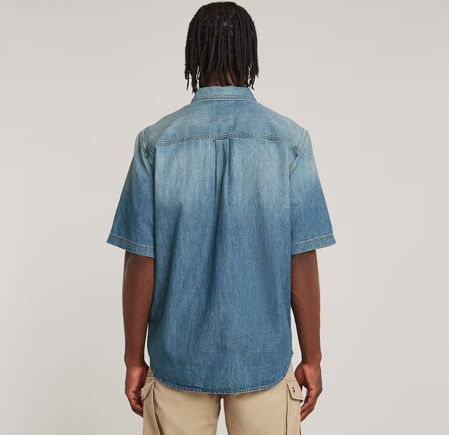 G-Star Raw Regular fit jeansoverhemd met 1 2-mouwen - Foto 4