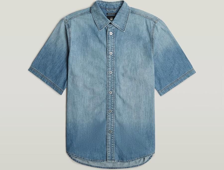 G-Star Raw Regular fit jeansoverhemd met 1 2-mouwen - Foto 6