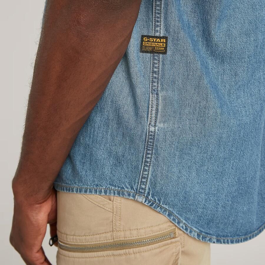 G-Star Raw Regular fit jeansoverhemd met 1 2-mouwen - Foto 2