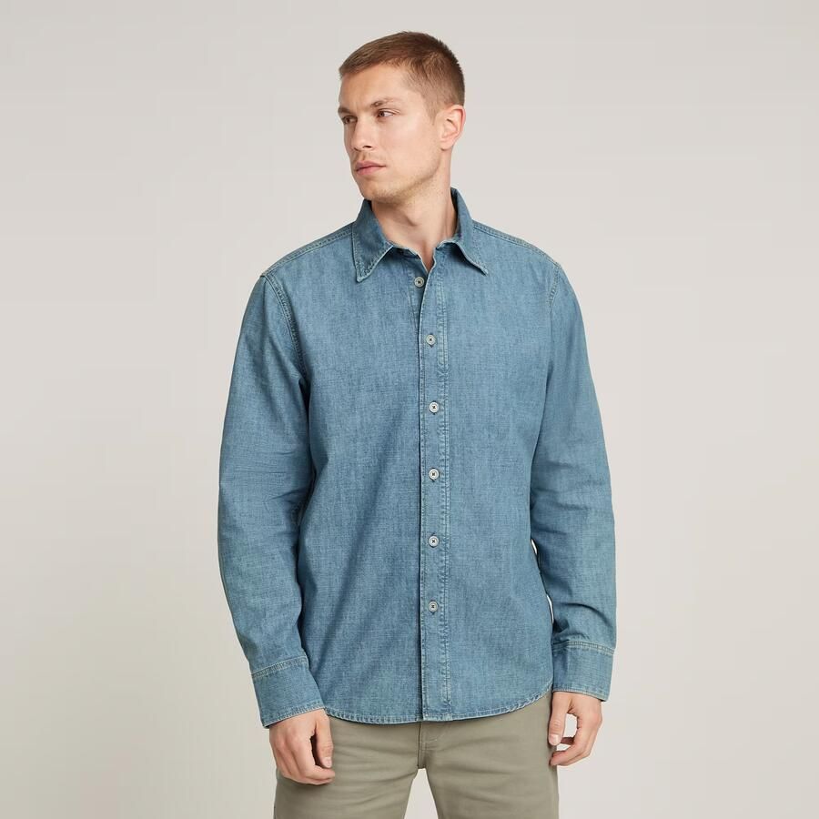 G-Star RAW Regular Denim Shirt Lichtblauw Heren - Foto 2