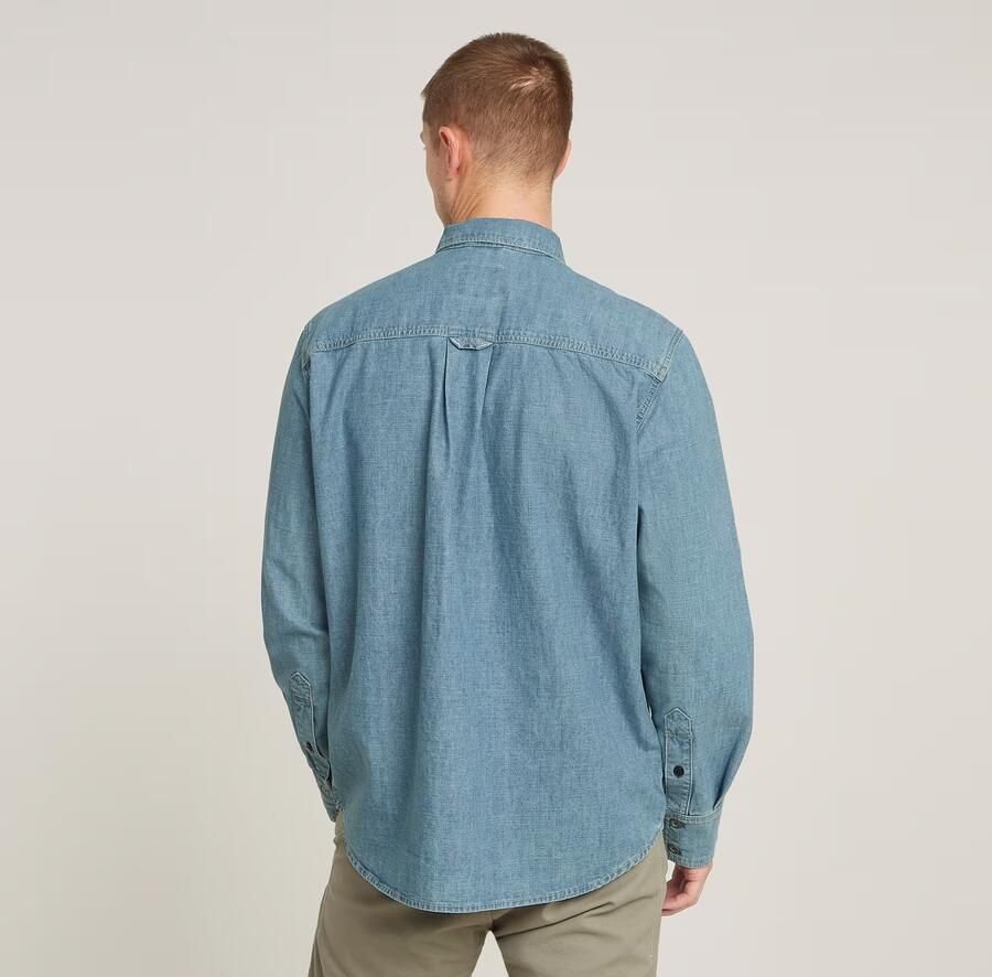 G-Star RAW Regular Denim Shirt Lichtblauw Heren - Foto 6