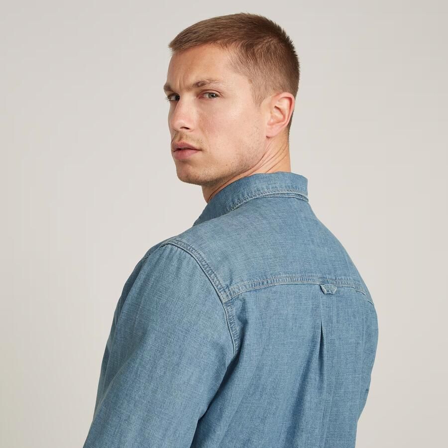 G-Star RAW Regular Denim Shirt Lichtblauw Heren - Foto 5