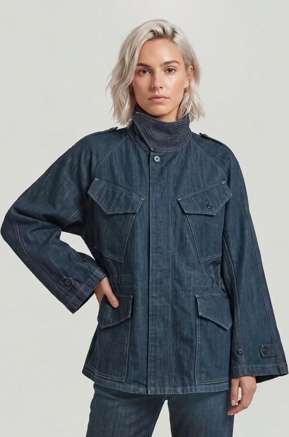 G-Star RAW Regular Field Neo Raw Jack Donkerblauw Dames - Foto 5