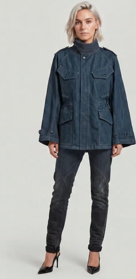 G-Star RAW Regular Field Neo Raw Jack Donkerblauw Dames - Foto 8