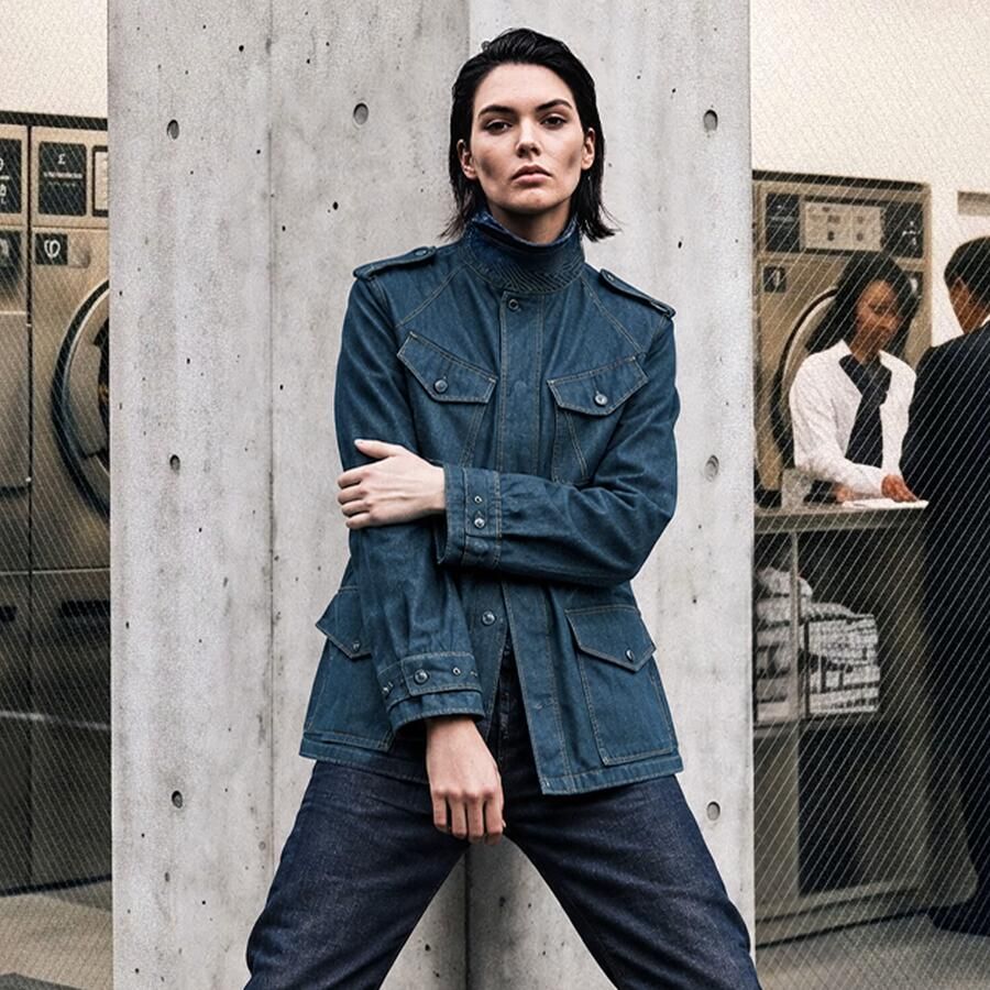 G-Star RAW Regular Field Neo Raw Jack Donkerblauw Dames - Foto 3