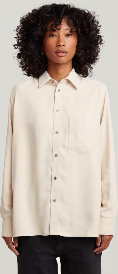 G-Star RAW Regular Long Sleeve Shirt Wit Dames