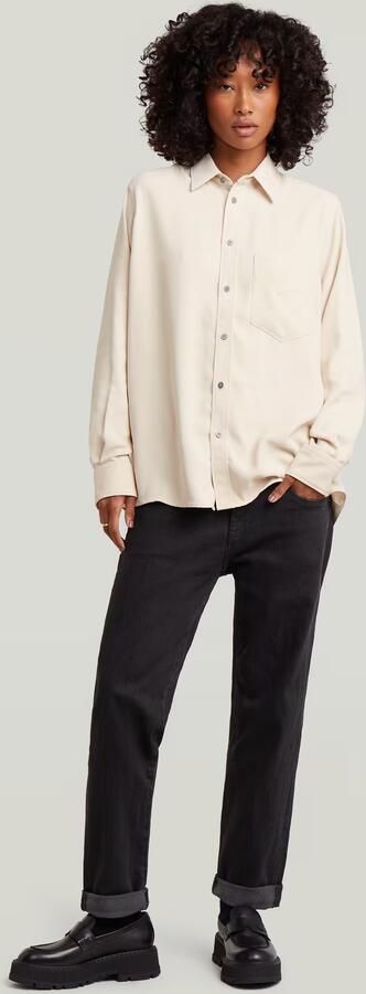 G-Star RAW Regular Long Sleeve Shirt Wit Dames - Foto 6