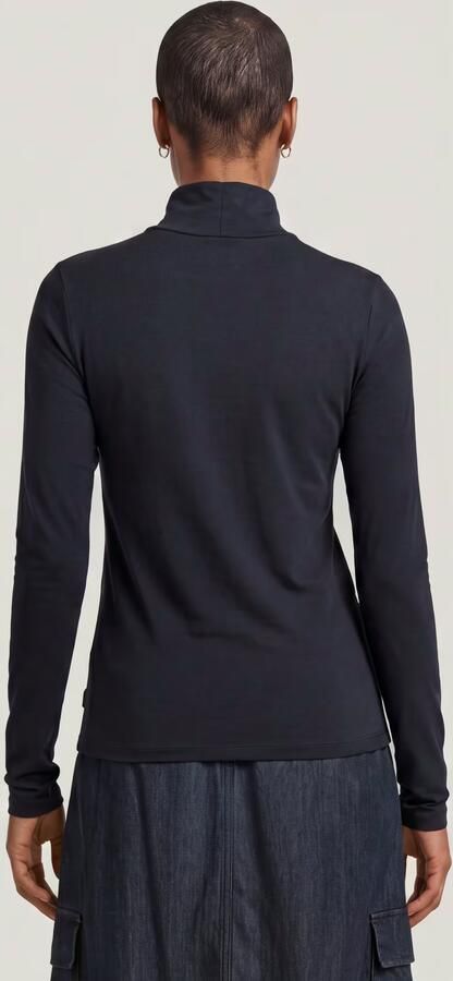 G-Star RAW Regular Mock T-shirt Donkerblauw Dames - Foto 4
