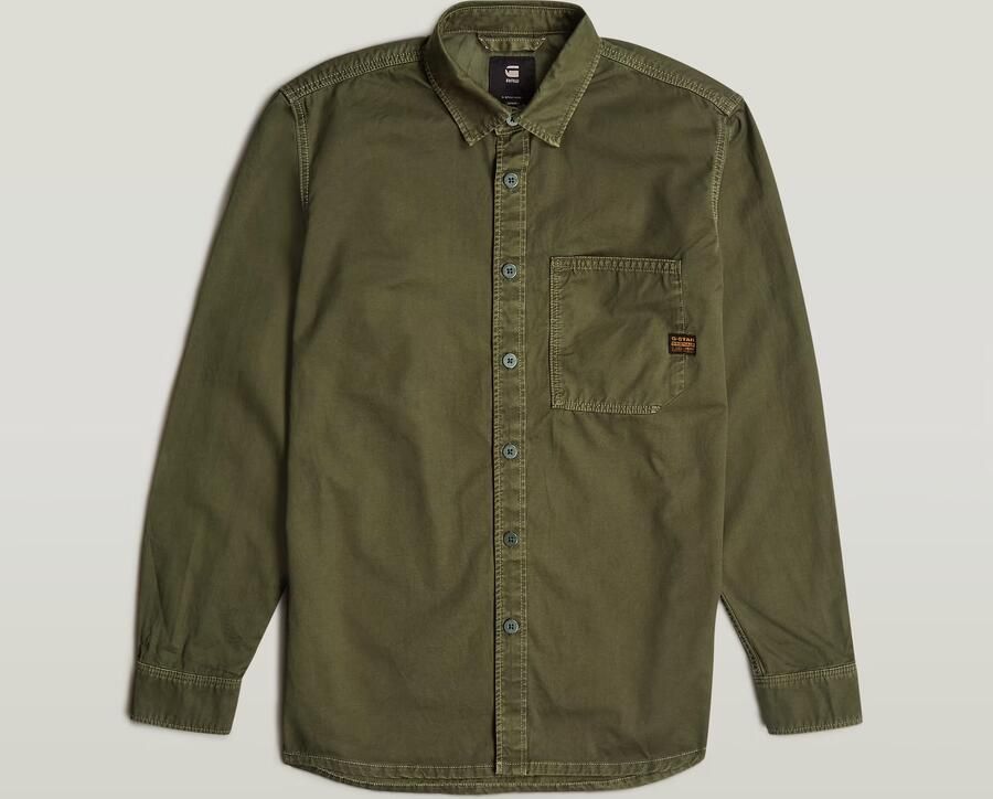 G-Star RAW Regular One Pocket Overhemd Bruin Heren - Foto 5