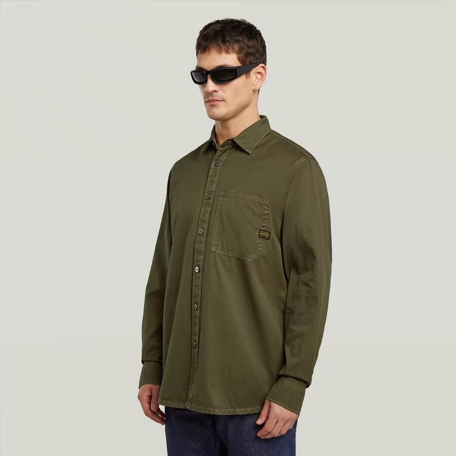 G-Star RAW Regular One Pocket Overhemd Bruin Heren - Foto 3