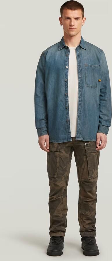 G-Star RAW Regular One-Pocket Overhemd Lichtblauw Heren - Foto 7