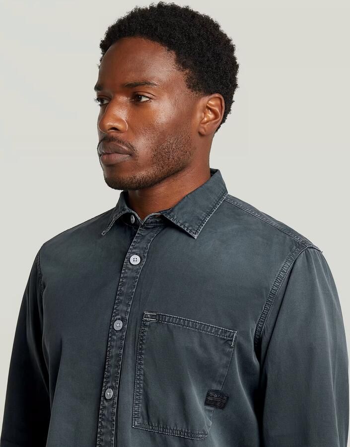 G-Star RAW Regular One-Pocket Overhemd Zwart Heren - Foto 3