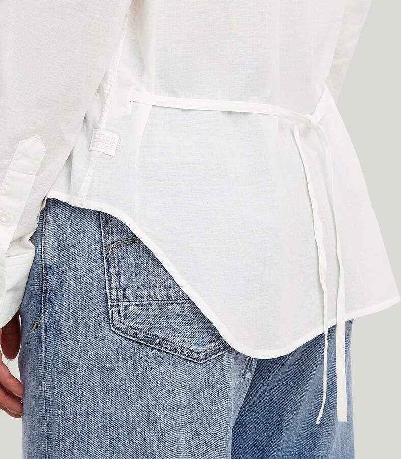 G-Star RAW Regular Overhemd Wit Dames - Foto 3