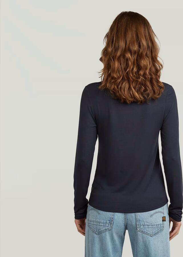 G-Star RAW Regular T-shirt Donkerblauw Dames - Foto 3