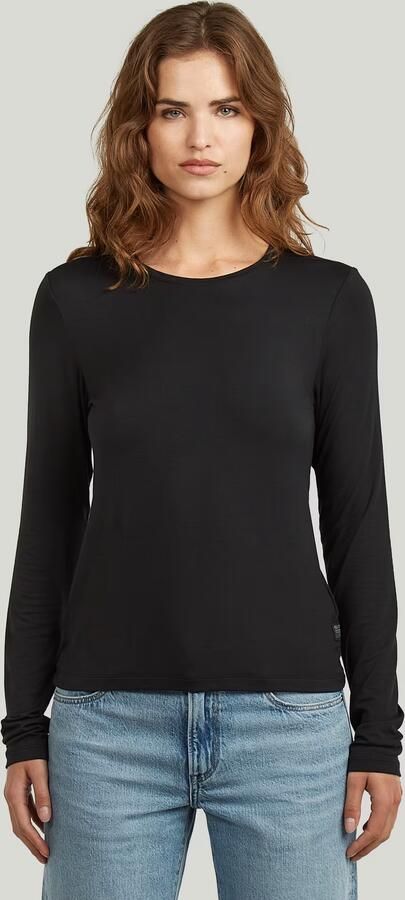 G-Star RAW Regular T-shirt Zwart Dames - Foto 4