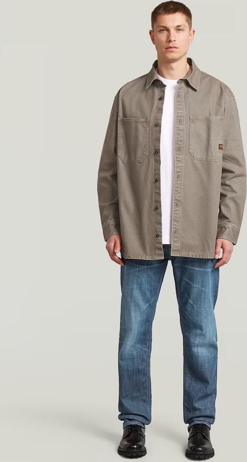 G-Star RAW Relaxed 2-Pocket Overhemd Bruin Heren