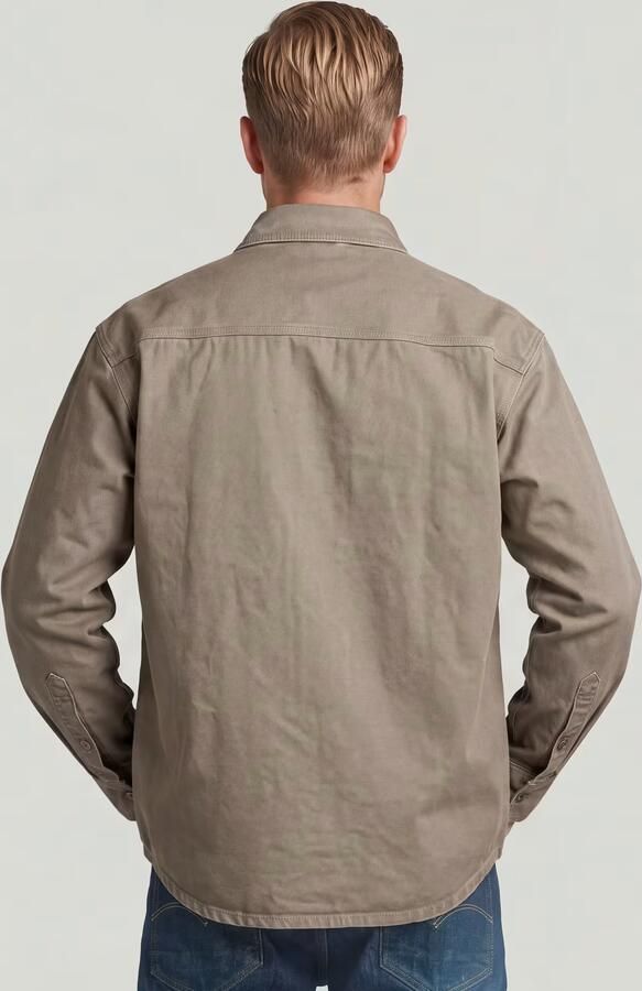 G-Star RAW Relaxed 2-Pocket Overhemd Bruin Heren - Foto 6