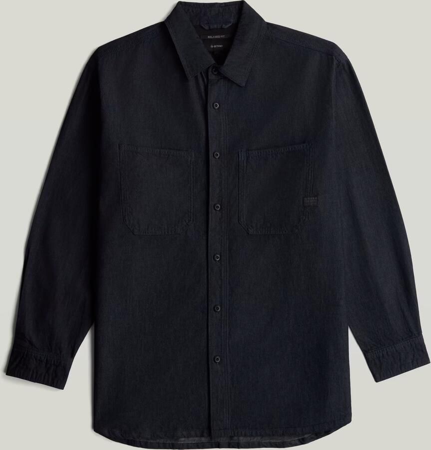 G-Star RAW Relaxed 2-Pocket Overhemd Donkerblauw Heren