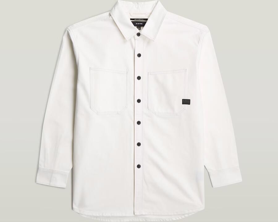 G-Star RAW Relaxed 2-Pocket Overhemd Wit Heren - Foto 5