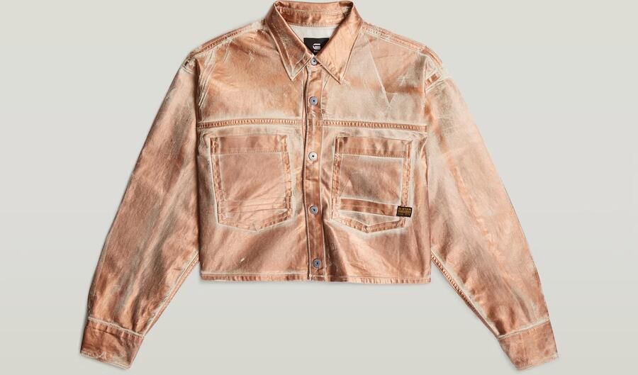 G-Star RAW Relaxed 2-Pocket Overshirt Roze Dames - Foto 6