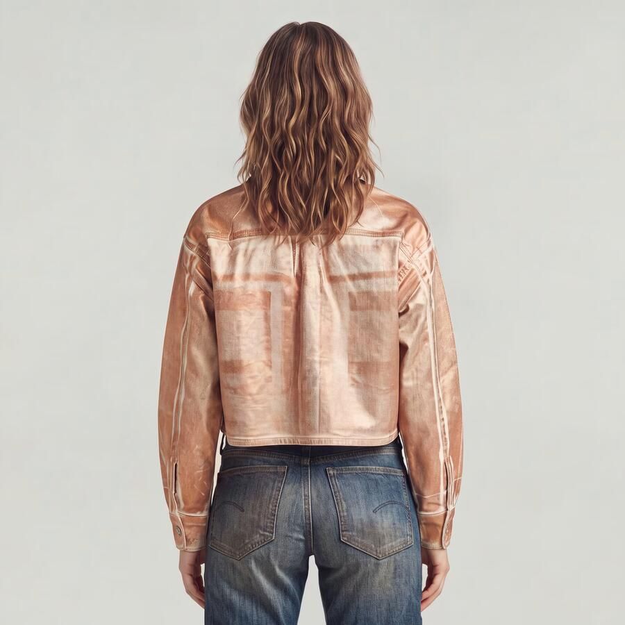 G-Star RAW Relaxed 2-Pocket Overshirt Roze Dames - Foto 4