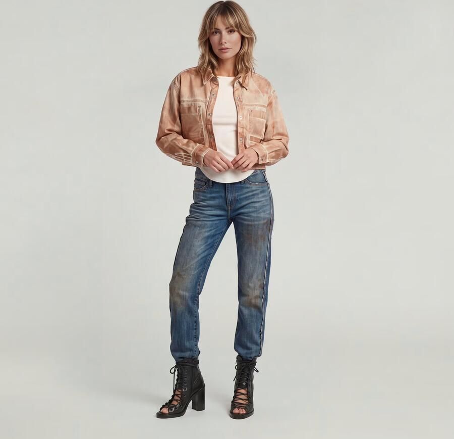 G-Star RAW Relaxed 2-Pocket Overshirt Roze Dames - Foto 6