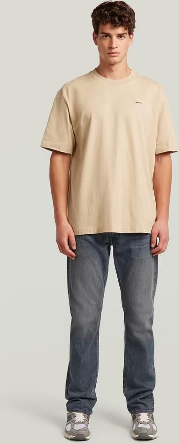 G-Star RAW Relaxed Base T-Shirt Beige Heren - Foto 7
