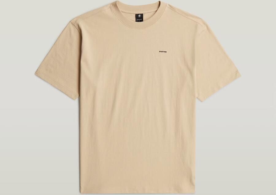 G-Star RAW Relaxed Base T-Shirt Beige Heren - Foto 3