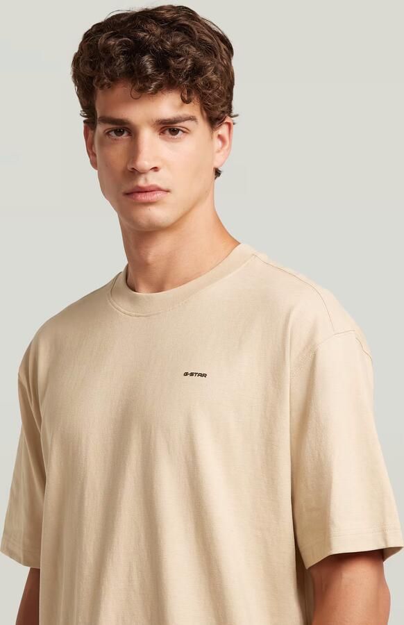 G-Star RAW Relaxed Base T-Shirt Beige Heren - Foto 4