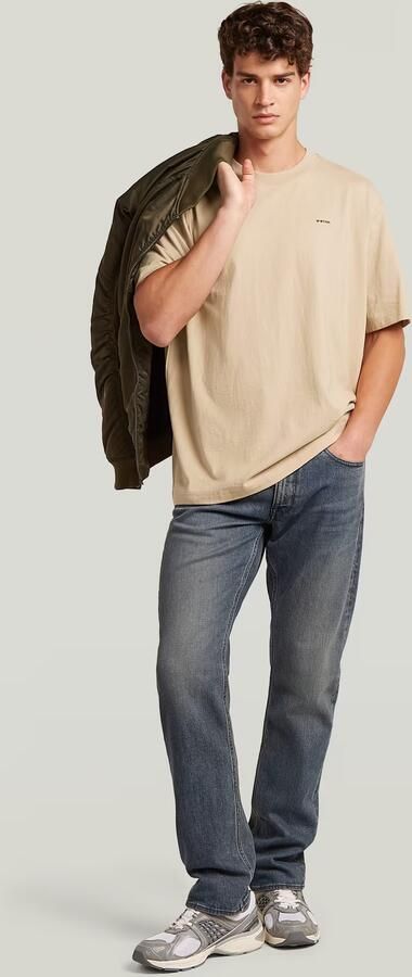 G-Star RAW Relaxed Base T-Shirt Beige Heren - Foto 6
