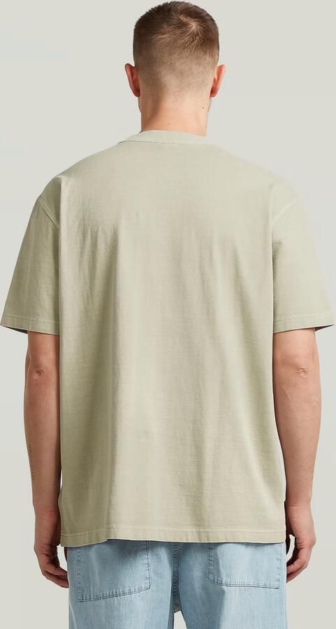 G-Star RAW Relaxed Base T-Shirt Beige Heren - Foto 5
