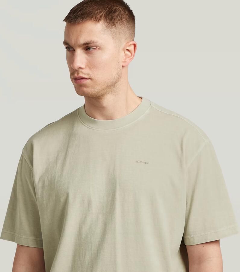 G-Star RAW Relaxed Base T-Shirt Beige Heren - Foto 3