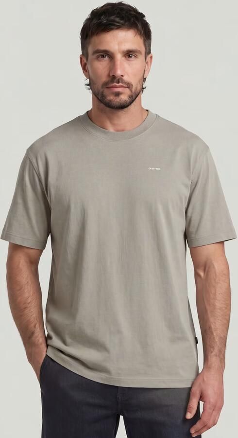 G-Star RAW Relaxed Base T-Shirt Beige Heren - Foto 4