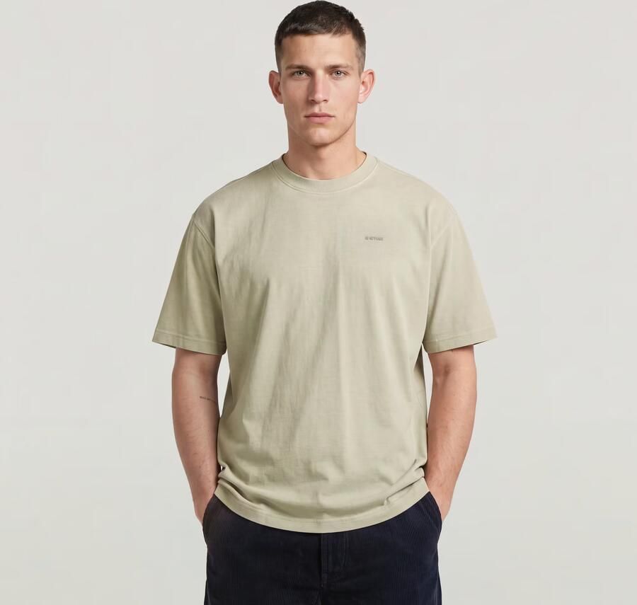 G-Star RAW Relaxed Base T-Shirt Beige Heren - Foto 3