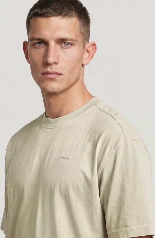 G-Star RAW Relaxed Base T-Shirt Beige Heren - Foto 4