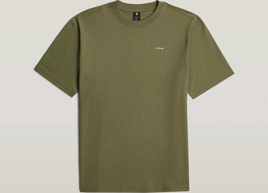 G-Star RAW Relaxed Base T-Shirt Groen Heren - Foto 4