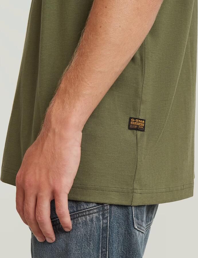 G-Star RAW Relaxed Base T-Shirt Groen Heren - Foto 3