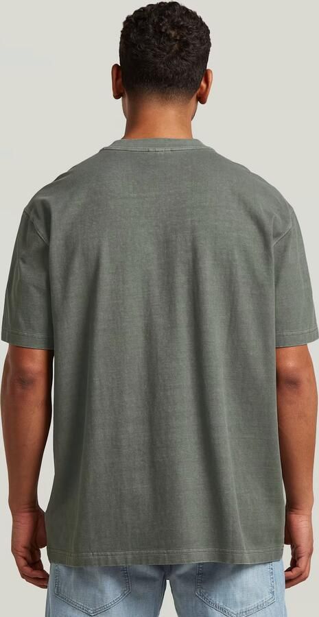 G-Star RAW Relaxed Base T-Shirt Groen Heren - Foto 7