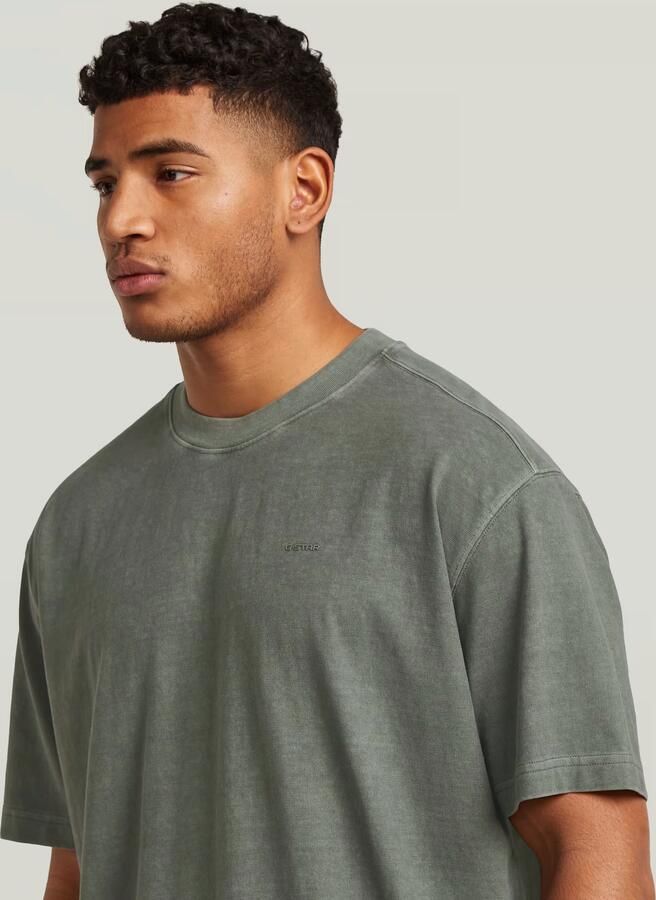 G-Star RAW Relaxed Base T-Shirt Groen Heren - Foto 5