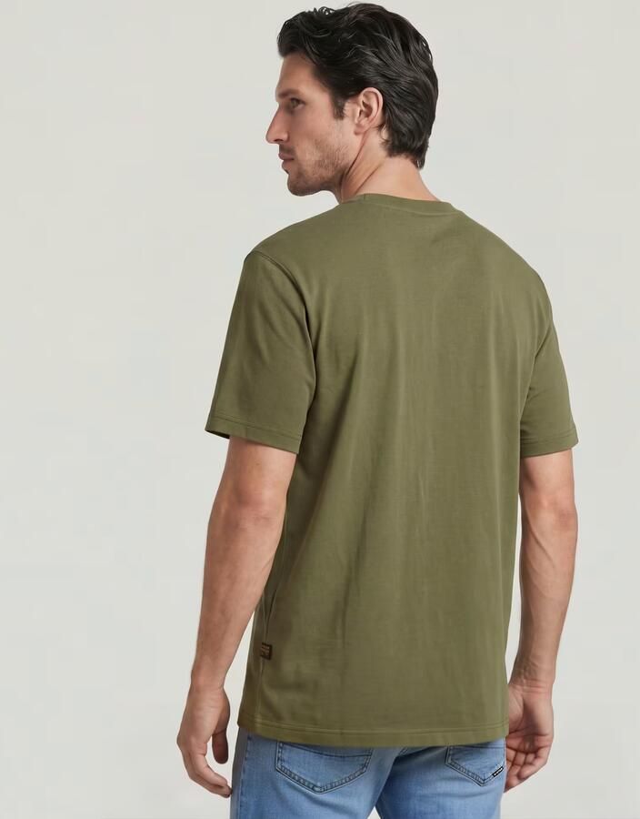 G-Star RAW Relaxed Base T-Shirt Groen Heren - Foto 5