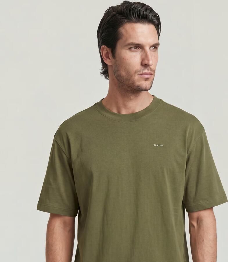G-Star RAW Relaxed Base T-Shirt Groen Heren - Foto 3