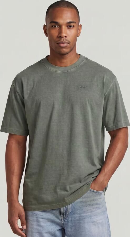 G-Star RAW Relaxed Base T-Shirt Groen Heren - Foto 7