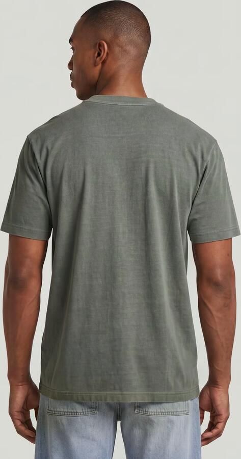 G-Star RAW Relaxed Base T-Shirt Groen Heren - Foto 8