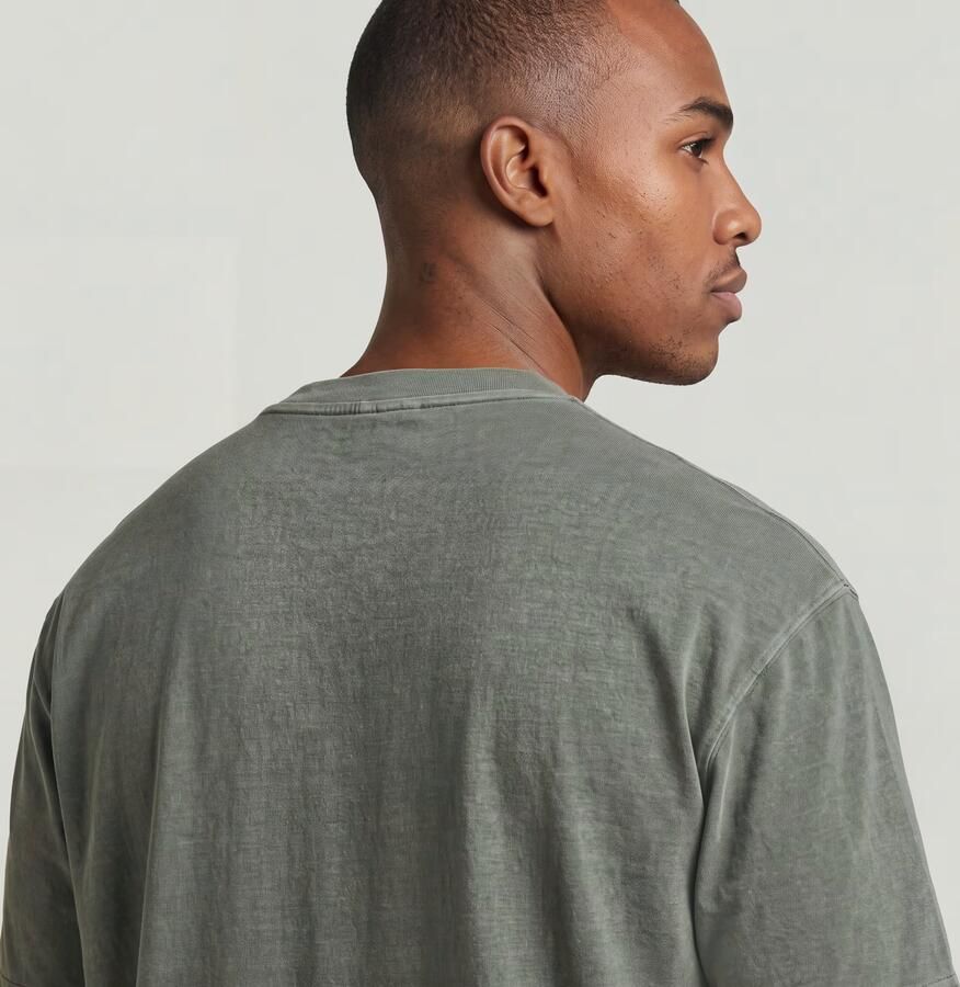 G-Star RAW Relaxed Base T-Shirt Groen Heren - Foto 5