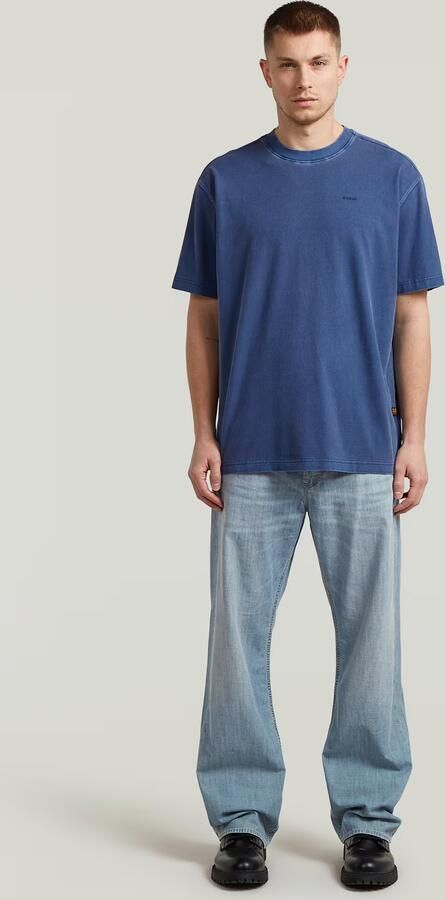 G-Star RAW Relaxed Base T-Shirt Midden blauw Heren - Foto 7
