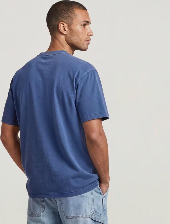 G-Star RAW Relaxed Base T-Shirt Midden blauw Heren - Foto 3