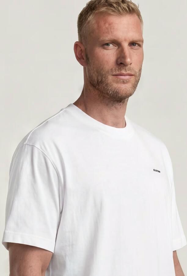 G-Star RAW Relaxed Base T-Shirt Wit Heren - Foto 5