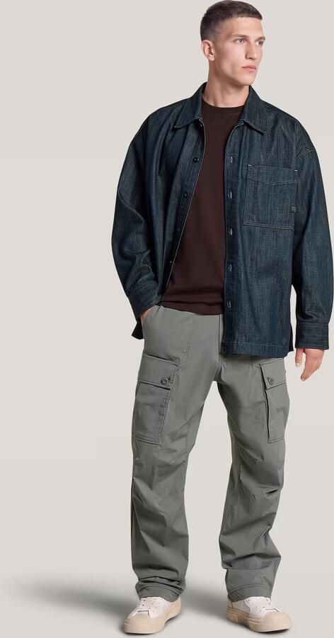 G-Star RAW Relaxed Cargotrainer Groen Heren - Foto 6