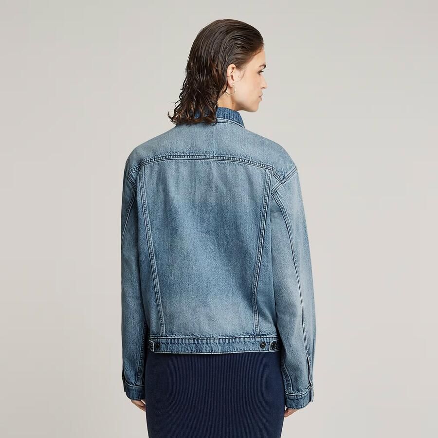 G-Star RAW Relaxed Denim Jack Lichtblauw Dames