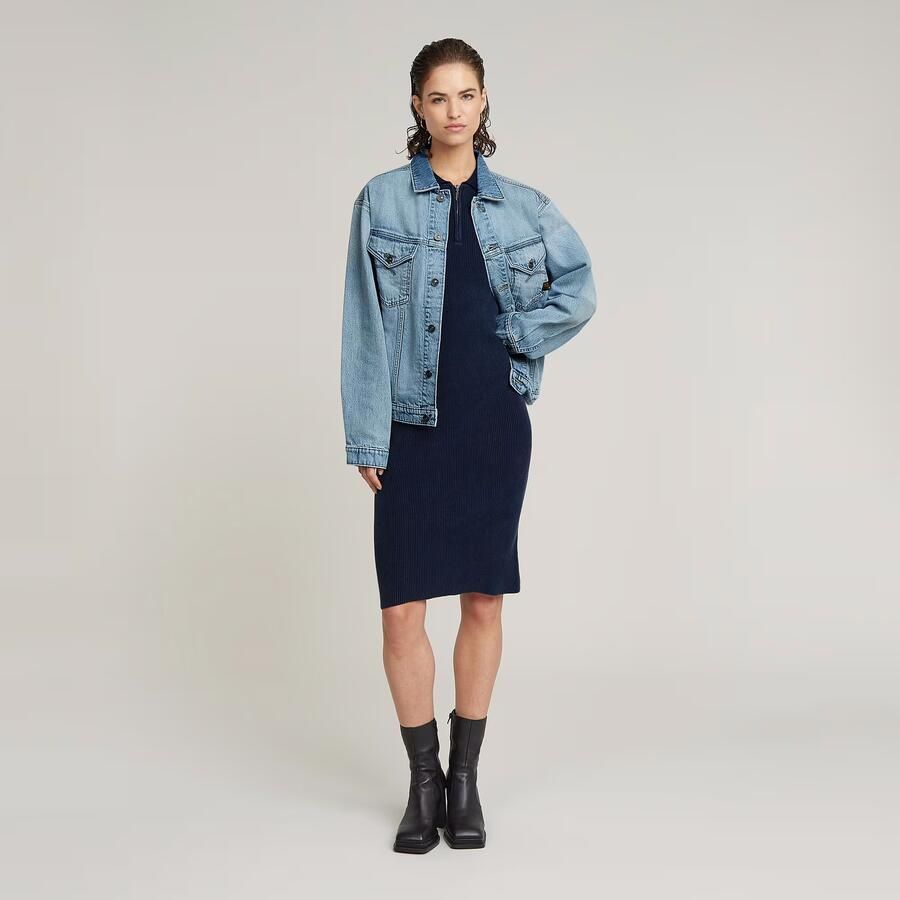 G-Star RAW Relaxed Denim Jack Lichtblauw Dames - Foto 2